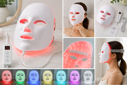 Máscara facial LED