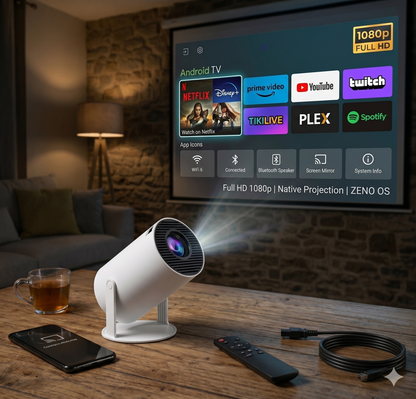 Mini Proyector portátil Android FullHD