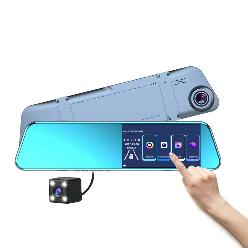 Dashcam 1080p con camara de marcha atras