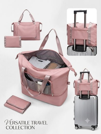 Bolso Totebag Plegable color Rosa